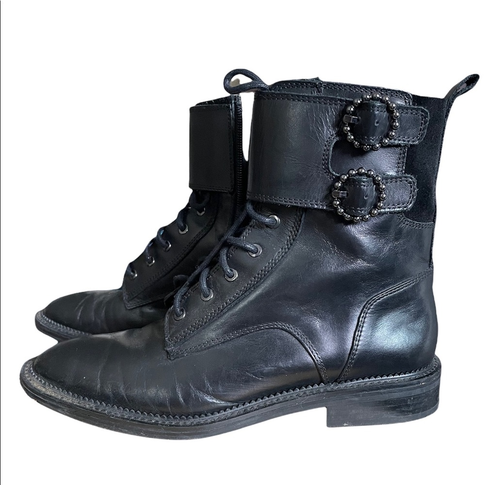 Zara leather boots